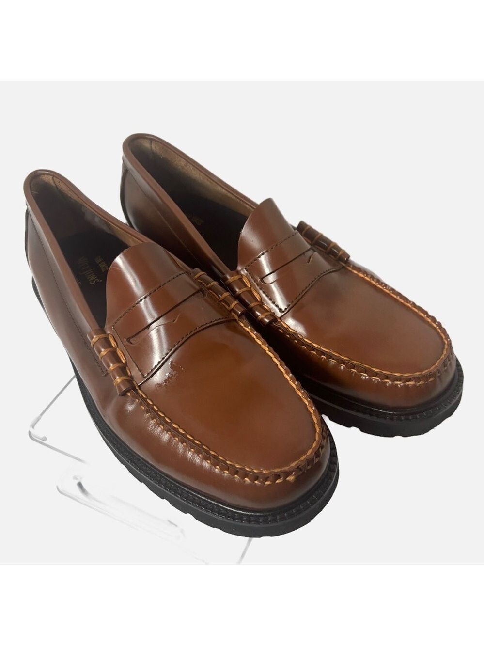 GH BASS Weejuns Men’s Larson Lug Contrast Loafers 11.5D Preppy Academia NEW